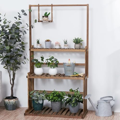 【特価商品】UNHO フラワースタンド 室内 観葉植物 台 植物 棚 プランター 楽天市場】UNHO フラワースタンド 室内 おしゃれ 木製 5段 花台